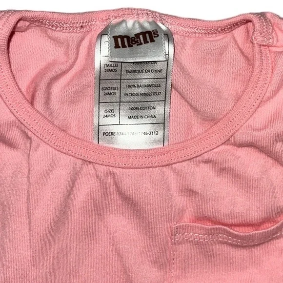 M&Ms baby girl rainbow dress size 24mnths pink - Picture 3 of 3